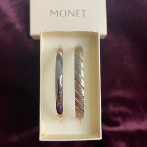 Monet gold-plated bangle set